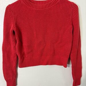 Banana Republic Red Crew Neck Sweater